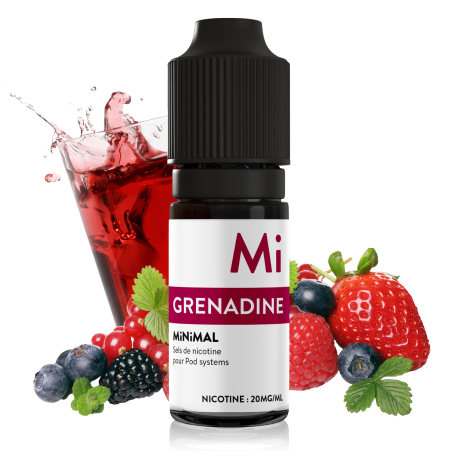 MiNiMAL - Grenadine, sels de nicotine