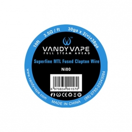 Superfine MTL Wire Vandy Vape Ni80