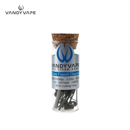 Pack 10 Quad Core Fused Clapton Vandy Vape