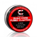 Pack 10 Quad-Core Fused Clapton Coilology 0.28 Ohm