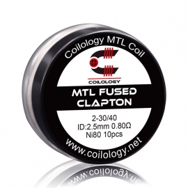 Pack 10 MTL Fused Clapton Coilology 0.80 ohm